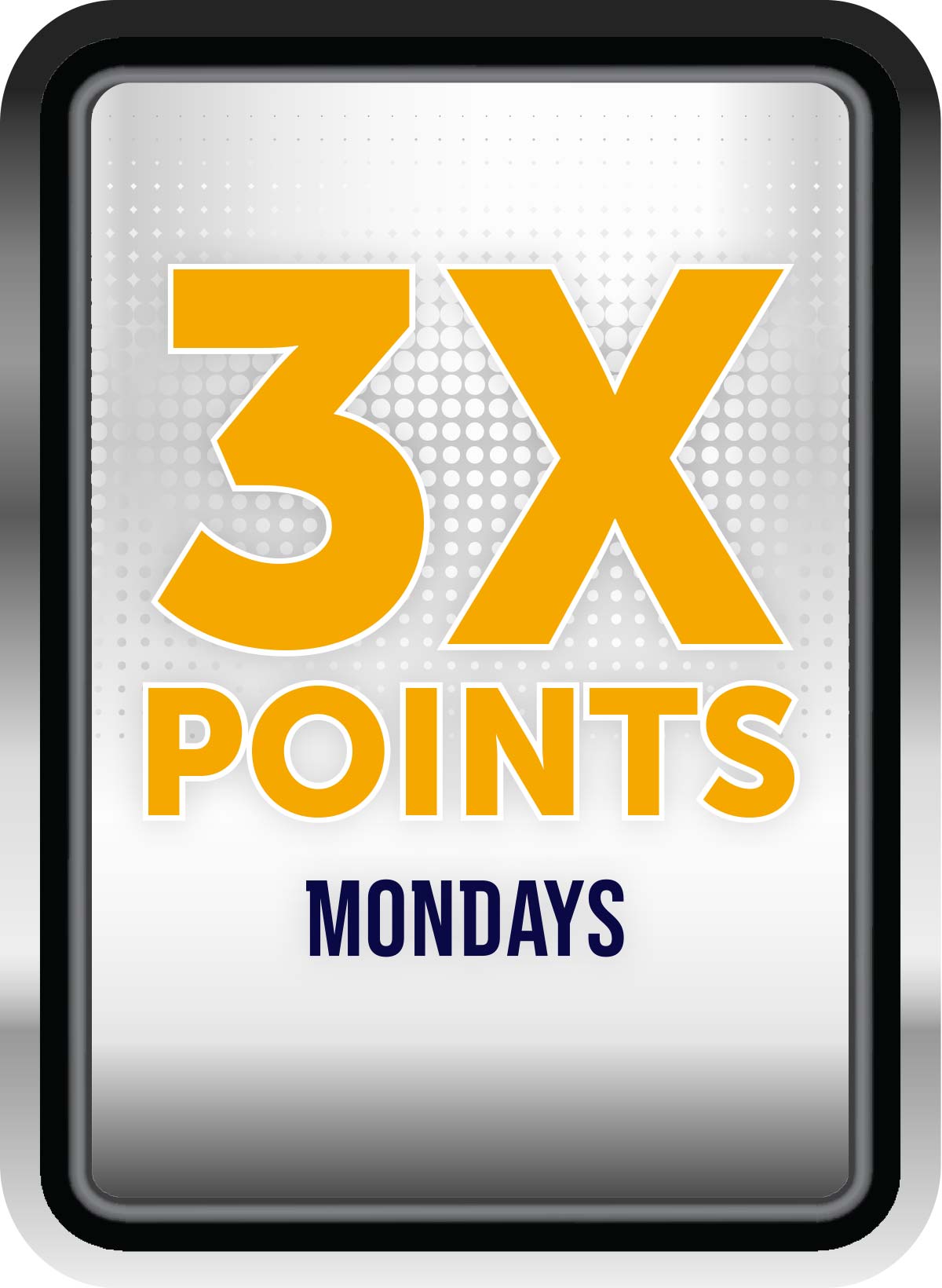 3X Points Mondays