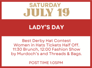 wyoming downs lady's day tickets
